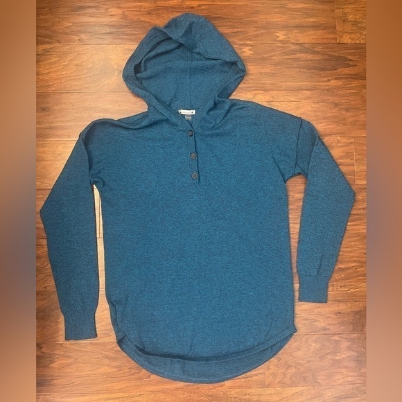Smartwool Tops - Smartwool Henley Hooded Sweater Size S